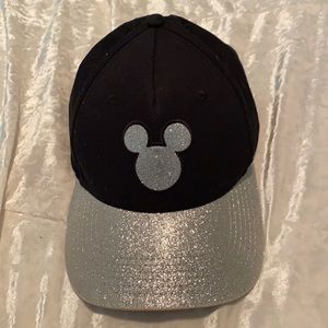 Disney Silver and Black Mickey Mouse Hat